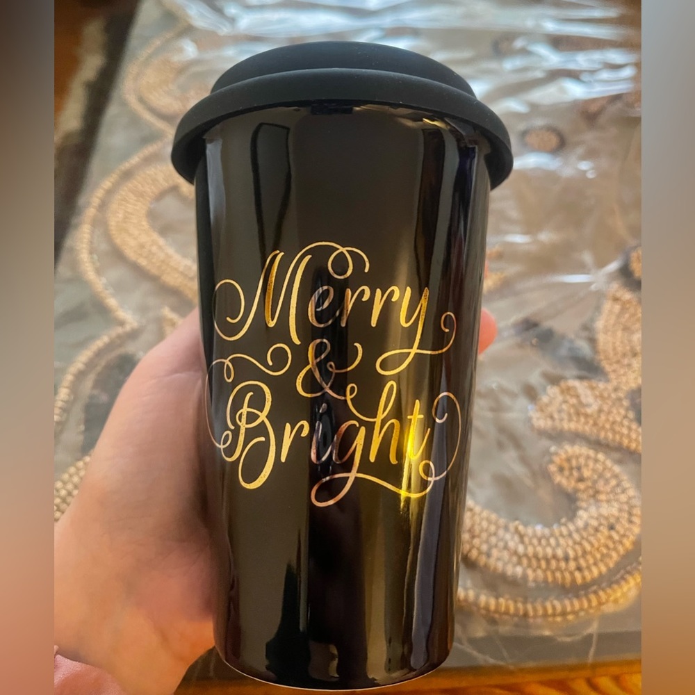 Merry and Bright Ceramic Mug.